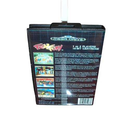 Калъф Aditi Fatal Fury EU с кутия и ръководството За игралната конзола Sega Megadrive Genesis 16 бита MD Card (Японски калъф)