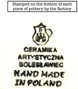 Полска керамична чаша - 16 грама. Бистро - Зимни Виола