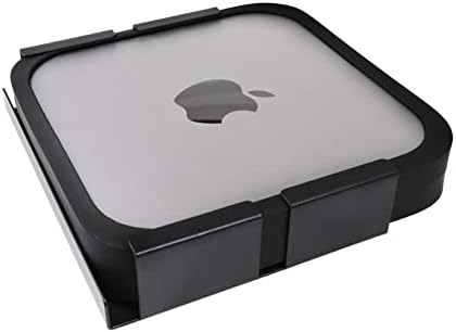 HTLAKIKJ Защитен калъф за закрепване на Mac Mini - Мек силиконов калъф за Mac Mini 2010-2023, M1, M2 на, M2 Pro Без драскотини в метален держателе (силиконово покритие)