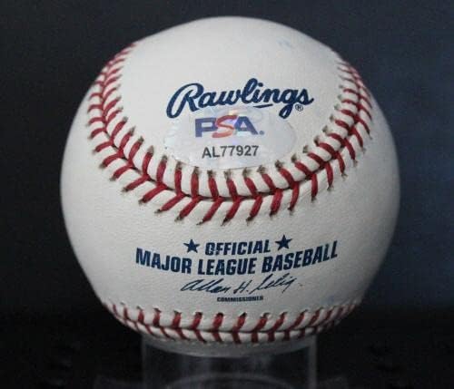Скот Подседник е Подписал Бейзболен Автограф Auto PSA/DNA AL77927 - Бейзболни топки с Автографи