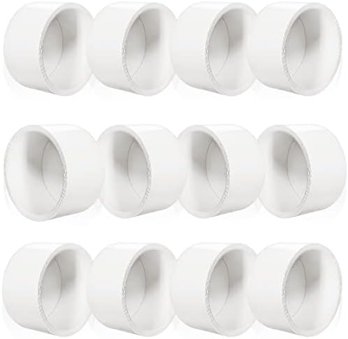 Фитинги за тръби от PVC с щепсел за крайни капачки 1/2 - 12 опаковки Комплект от 40 Фитинги за тръбни ключове за