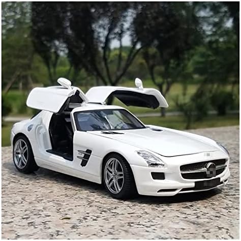 Мащабна модел на превозното средство за Benz SLS Open Car Модел на спортен автомобил от сплав, Монолитен под налягане,