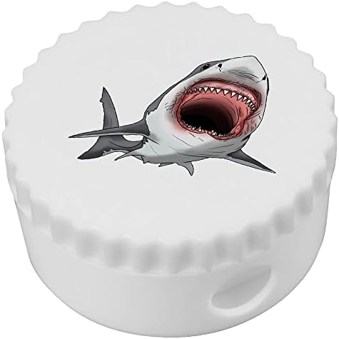 Компактен острилка за моливи Azeeda Хапка голямата бяла акула (PS00033796)