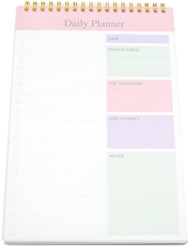 Безкраен Списък със задачи Тетрадка Тетрадка Дневник 80 Листа на 6.5 x 9,8 Списък Органайзер за изпълнение на Работата