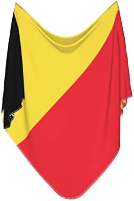Детско Одеало с Белгийски Флаг, Като Одеало за Бебета, Калъф за Свободни Новородени, Обвивка
