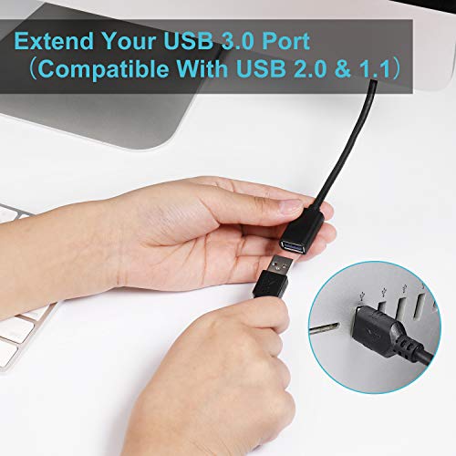 Удлинительный кабел UYGHHK USB 3.0 от мъжа към жената, USB удължителен кабел за устройства за четене на карти памет,