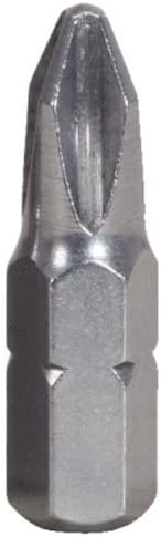 KS TOOLS 910.2207 длето от неръждаема стомана 1/4 PH, 25 мм, PH3, Опаковка от 5 броя, един Размер, Прозрачно