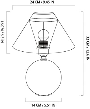 Скъпа Плиссированная Настолна лампа в стил Ретро RUMAYS с Жълти Керамични Основа и Бял Плиссированным Абажуром