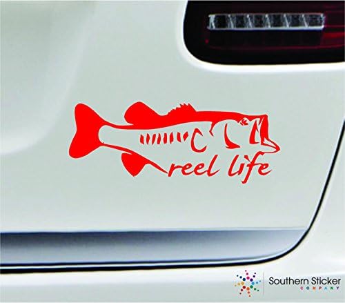 Макара Life bass Fishing 7x2,7 червен Риболов Кука На открито Езеро Риба на Езерото Съединените Щати Цветен Стикер
