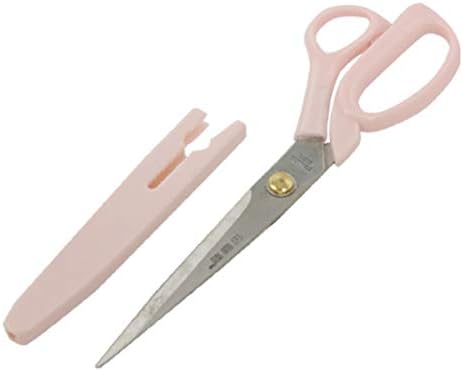 Ножици за шиене X-DREE Tailor с Розова дръжка, Ножици за текстил, с капак за нож (Forbici da per forbici da cucire