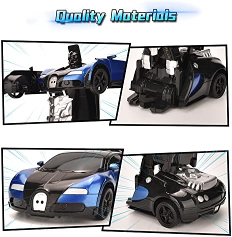 VillaCool Автомобил с дистанционно управление за деца, Деформационный Робот, Радиоуправляеми Автомобили-Трансформатор,