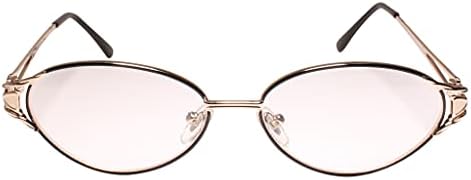 Класически Реколта Златни Женски Овални Бифокални Очила 1.25 За четене Reader