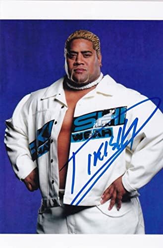 Рикиши Подписа Снимка 4x6 С Автограф на WWE New Japan Pro Борба WCW UWA 1 - Снимки Рестлинга с автограф
