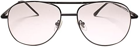 Класически Автентичен Vintage Черни Авиаторские Бифокални Очила за четене на 80-те години 3.50 Reader
