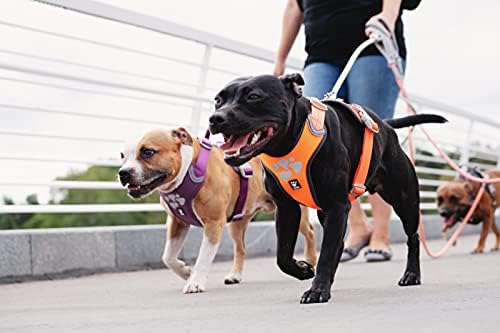 Шлейка за кучета от Hurtta Weekend Warrior, Неоново-Оранжев цвят, 24-32 инча