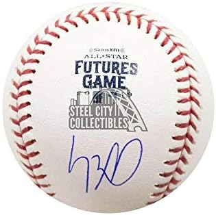 Официален бейзболен клуб MLB с автограф на Робърт Луис на Фьючерсную игра 2019 година - БАН COA - Бейзболни топки