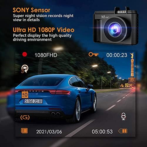 Vantrue N1 Pro Мини Dvr Full HD 1920x1080P Автомобили видеорегистраторная помещение на 1,5 инча 160 Градуса със