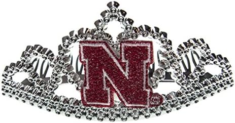 Диадема за момичета NCAA Nebraska Cornhuskers3-Netiara3-Ne, Червен, Един размер