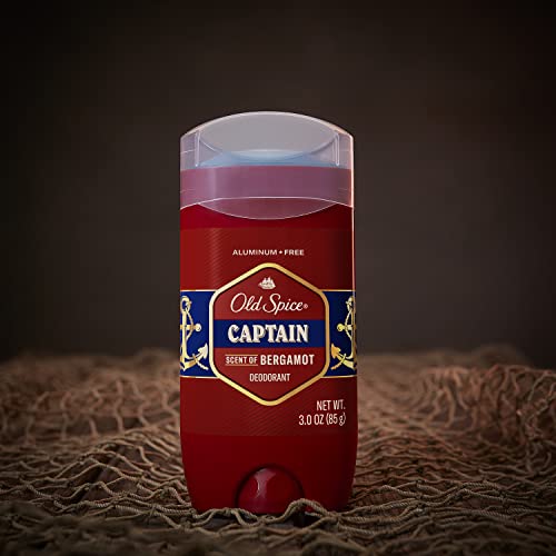 Дезодорант Old Spice Red Collection за мъже, аромат Капитан, 3 карата, по 3 грама на всеки, само 9 грама