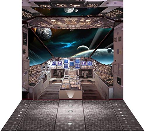 Фон за снимане - Безпроблемно Текстилен фон за моста на космическия кораб (10x20)