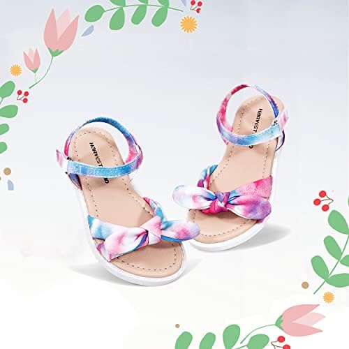 Детски Сандали За Момичета, Чудесна Лятна Обувки с Отворени пръсти на платформа с плетене на една кука и линия,