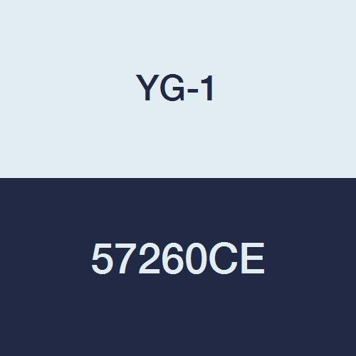 Бележка fresa YG-1 57260CE HSSCo8, 2 Канала, Дребничка, Голяма дължина, С Отточна фитил, Двойна, TiAlN-Extreme Finish,