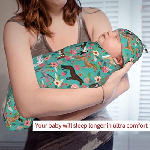 Пеленальное Одеяло с изображение на Кон, Цвете За Новородени бебета, Одеяла за Прием на Бебета, Бебешки Неща, Мека