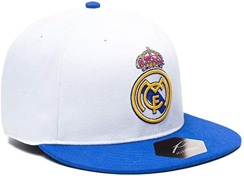 Бейзболна шапка Fi Collection Real Madrid Team възстановяване на предишното положение Бяло/Синьо