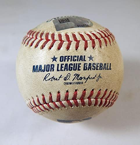 2022 Тексас Рейнджърс Брой Скалистите Планини Използвани Бейзболни топки Хосе Урена Леоди Таверас PID - Използваните Бейзболни топки