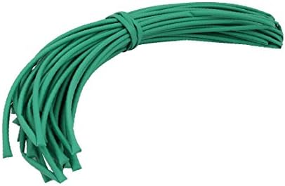 Polyolefin пожароустойчива тръба X-DREE 25 м, вътрешен диаметър 0,2 инча Зелен цвят за ремонт на кабели (Tubo ignífugo