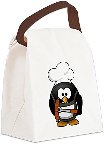 Холщовая Чанта За Обяд Малък Кръг Penguin - BBQ Grill King