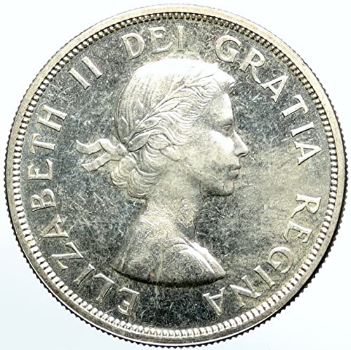 1960 КАЛИФОРНИЯ 1960 КАНАДА и ВЕЛИКОБРИТАНИЯ Queen Elizabeth II Voyagers Genu $1 на Стоки Без издаване на сертификат