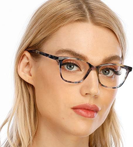 AQWANO Стилни Дизайнерски Сини Светозащитные Компютърни Очила за четене, Модни Очила от пренапрежение на очите/UV-лъчи,
