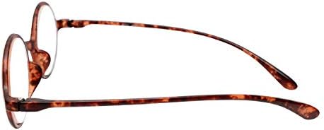 Calabria 721 Flexie Кръгли Очила За Четене Мъжки/Женски Гъвкави One Power Readers Гъвкава Здрава Лесната Дограма