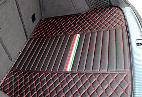 Eppar Нова Предпазна подложка за багажника за 1бр TESLA MOTORS Модел S 2012- (Черно-червена линия)