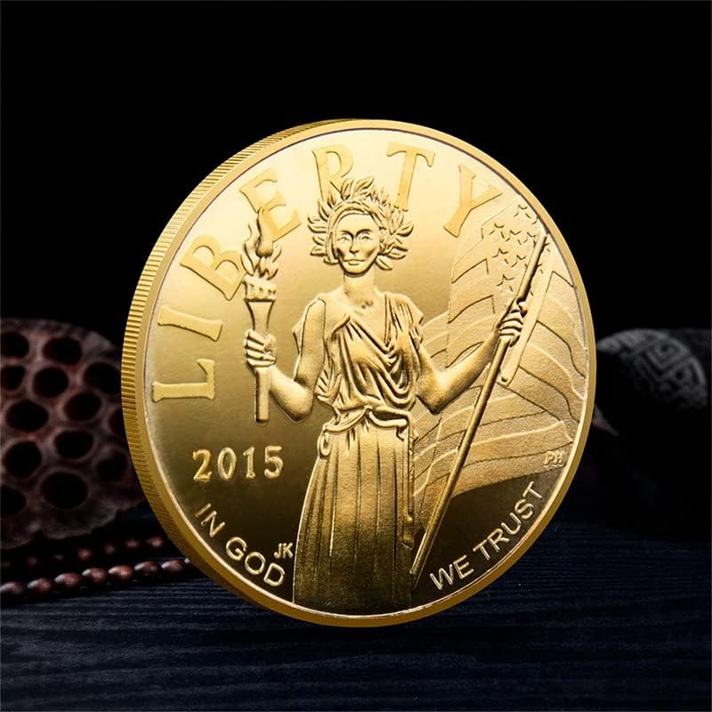 30 мм * 2 мм на Статуята на Свободата, С Релефни Айде Колекция от монети Щастлива Личност Предизвикателство Подарък