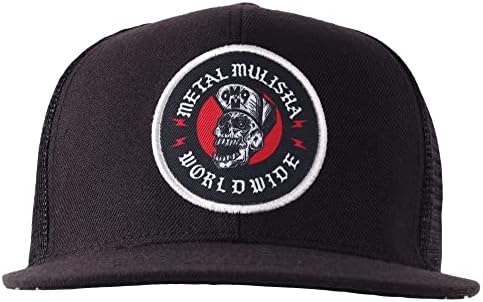Мъжка бейзболна шапка на Metal Mulisha с флип от облегалка, Черна, Един размер