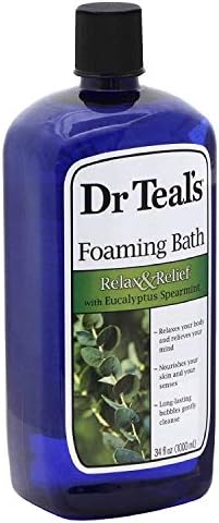 Подаръчен комплект за пенной вана и лосион Dr Teal's (от 2 опаковки само 42 грама) - 34 грама Пенной баня с эвкалиптом