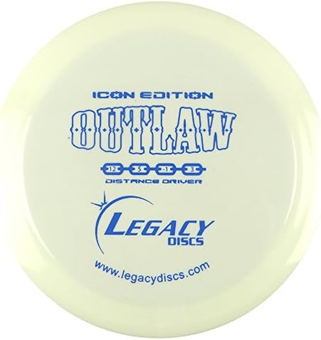 Диск за голф Legacy Disks Icon Edition Outlaw Distance Driver Disc Golf [Цветове могат да се различават] - 171-175