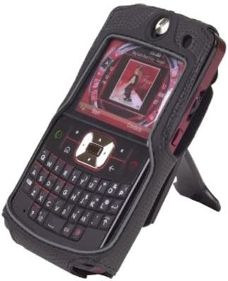 5 Опаковки - Чанта-ръкавица за тяло с клипсой-поставка за Motorola Moto Q9h - Черен