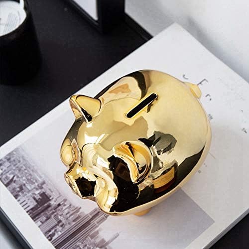 YIZAN Andifany Керамични Златна Прасе Касичка Скъпа Монета Прасенце Предмети от Интериора Щастливо Прасе Украса,