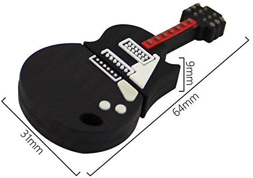 Китара Чип U Диск Модел китарен чип USB 2.0/3.0 Флаш памет Thumb Memory Stick U Диск Кръг (2.0 / 64 GB)