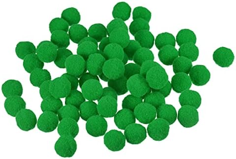 Филц топки PATIKIL от плат за тепане 1,5 см 15 мм, тъмно-зелен цвят, за да работи със собствените си ръце Опаковка