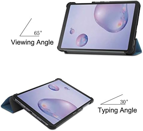 Калъф от веганской кожата GWYLH за Samsung Galaxy Tab A 8.4 2020 г. съобщение, Лек, Тънък Трикуспидалната калъф