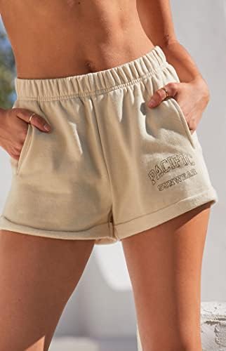 Спортни къси панталони PacSun за жени Pacific Sunwear с пясъчен цвят