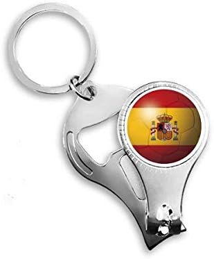 Национален Флаг на Испания по Футбол Клещи за нокти Халка Ключодържател Отварачка За Бутилки Машина За Рязане