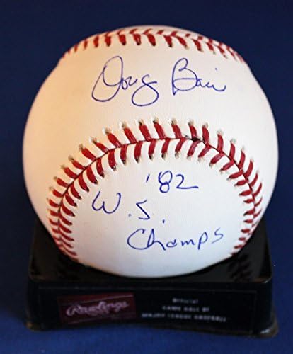 Официален представител на Мейджър лийг бейзбол Даг Бэйр с Автограф - Бейзболни Топки С Автографи
