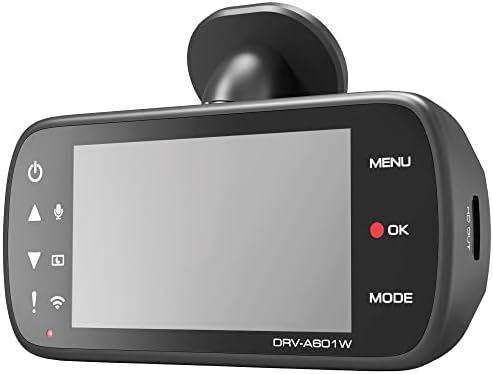 Автомобилна видео рекордер Kenwood DRV-A601W 4K Ultra с вграден GPS, G-Shock и 3-инчов дисплей