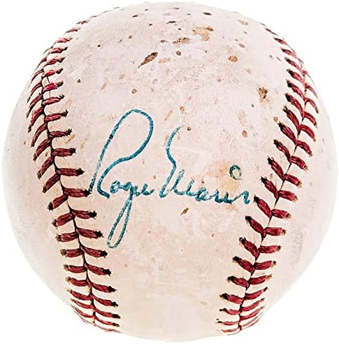 Официален представител на бейзбол Ню Йорк Янкис Ли Макфейл ЕЛ с автограф на Роджър Марис X88208 - Бейзболни топки