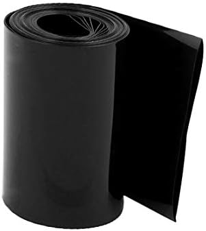 Нов Lon0167 75 мм Плоска Препоръчителна Ширина 2.1 M Дължина надеждна ефективна Свиване тръба от PVC в Черен цвят